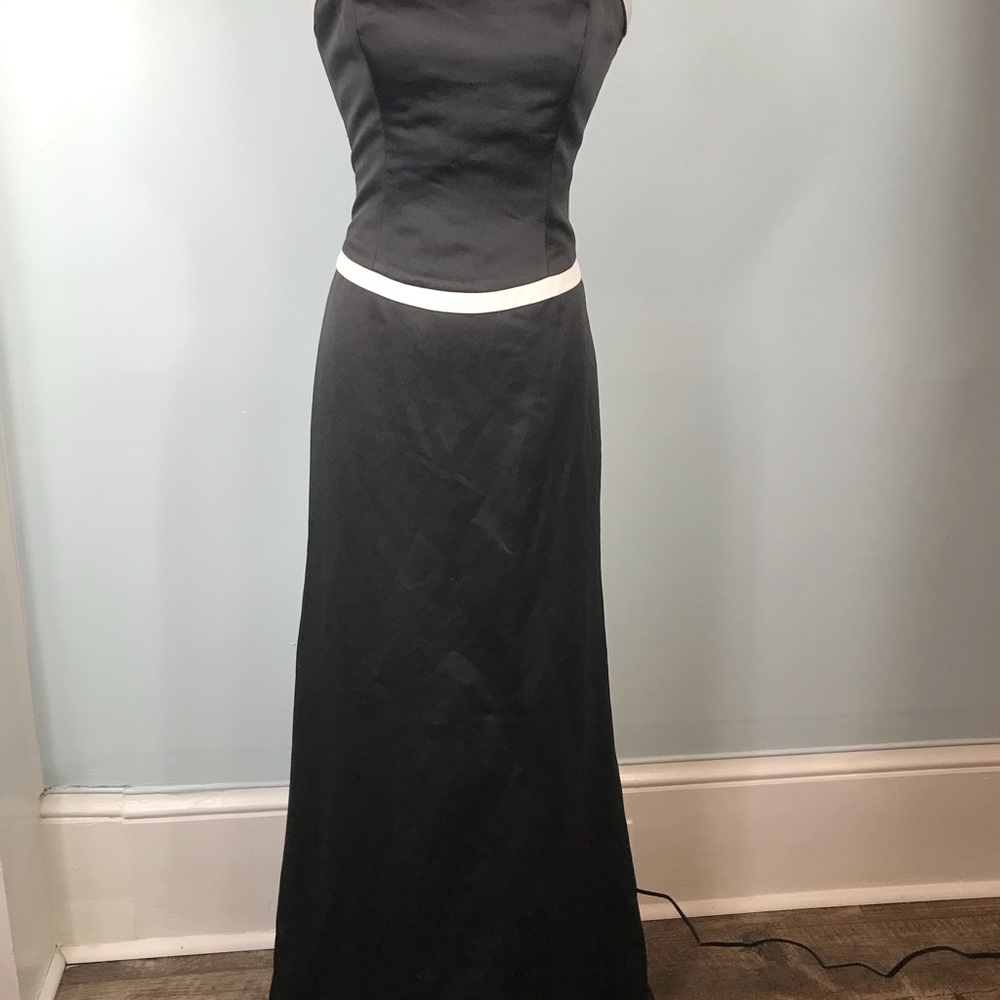 Forever Yours Formal Dress Black & White